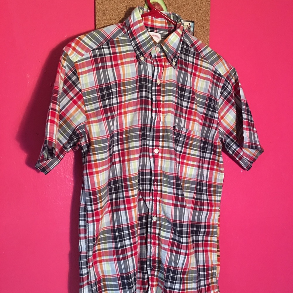 Brooks Brothers Plaid Polo